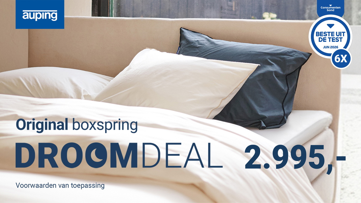De best geteste Auping Original boxspring nu voor 2.995,-