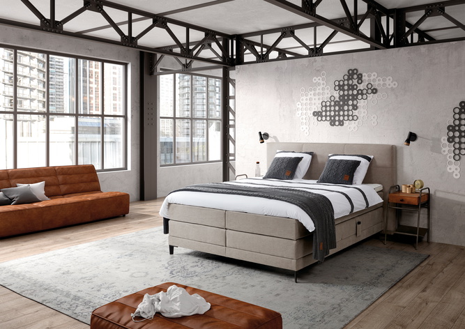 BC boxspring CITY MOTION PLINT 30 (elektrisch verstelbaar)