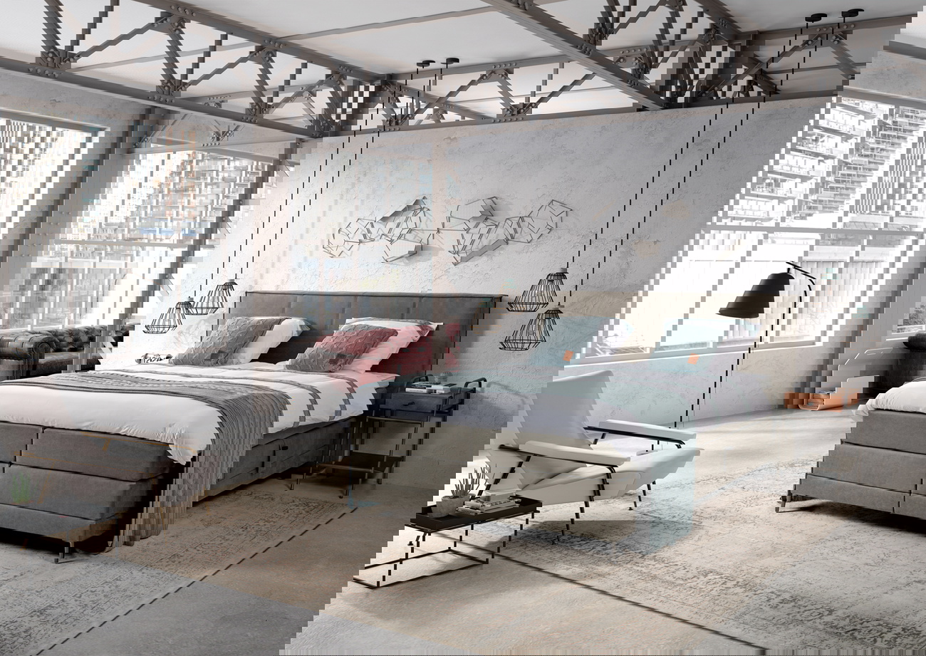 BC boxspring CITY MOTION PLINT 30 (elektrisch verstelbaar)