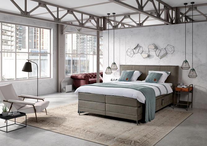 BC boxspring CITY MOTION PLINT 30 (elektrisch verstelbaar)