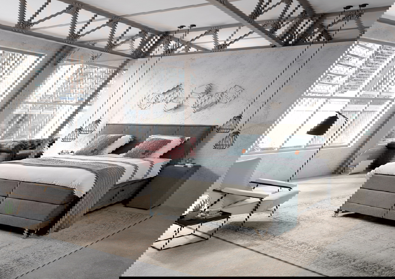 BC boxspring CITY MOTION PLINT 30 (elektrisch verstelbaar)