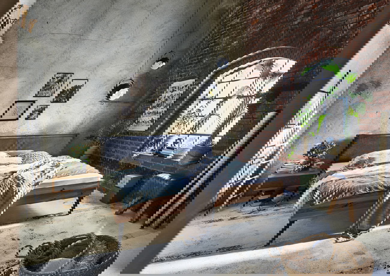 Walnoten ledikant Modern Sleep