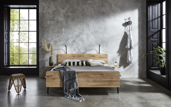 Eiken ledikant Lotus