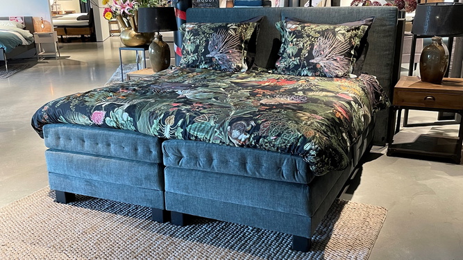 Kuperus boxspring showroommodel FALUN 180x200 elektrisch verstelbaar