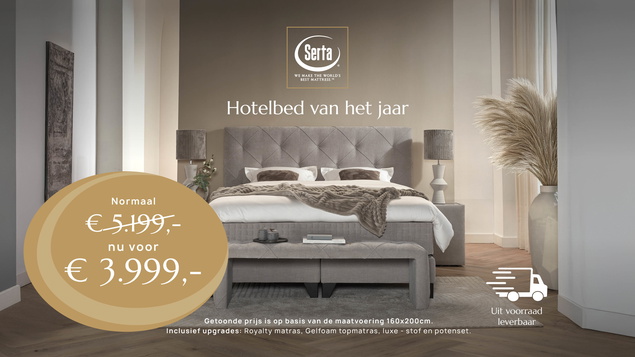 Serta Magnifique - Hotelbed van het Jaar