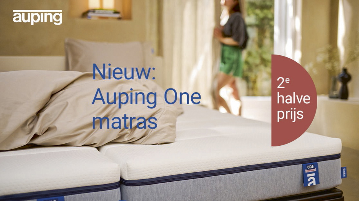 AUPING ONE MATRAS NU 2E HALVE PRIJS