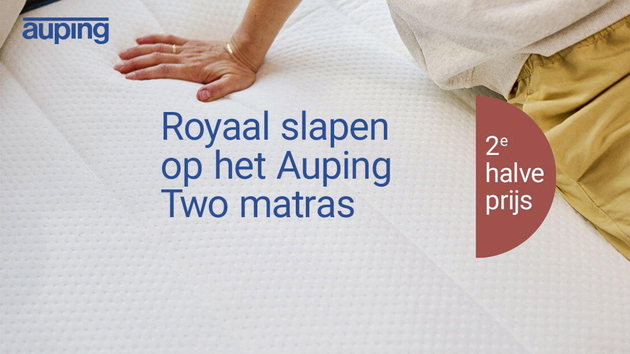 AUPING TWO MATRAS NU 2E HALVE PRIJS