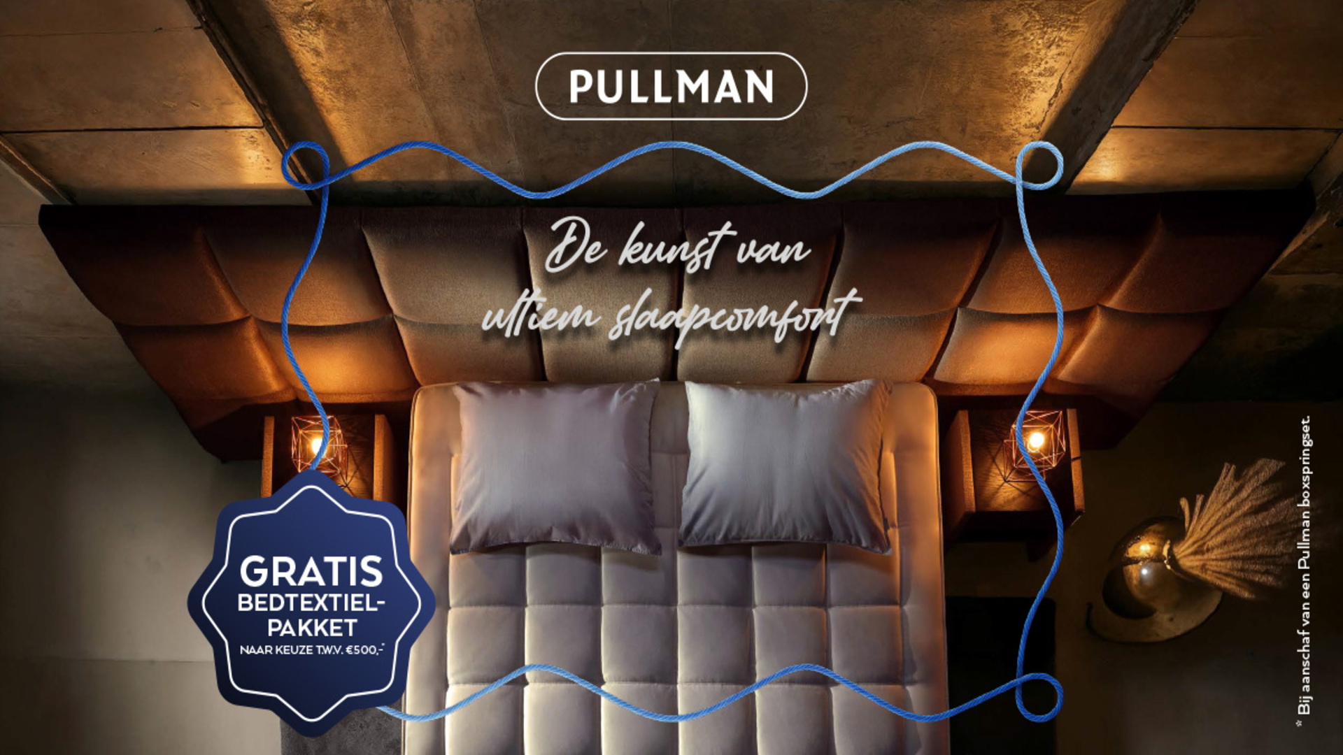 NU TOT WEL € 500,- KORTING OP EEN TEXTIELPAKET NAAR KEUZE